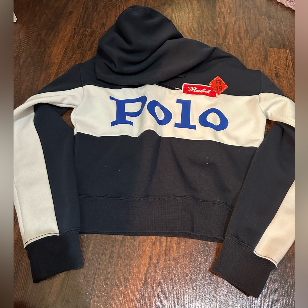 Polo Cropped Hoodie